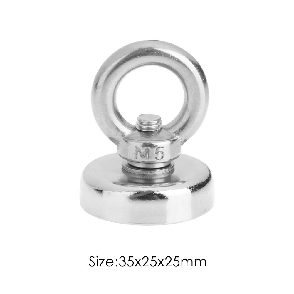 Strong Neodymium Magnet Double Side Search Magnetic hook D48 - D74*28mm Super Power Salvage Fishing Stell Cup Holder | Обустройство