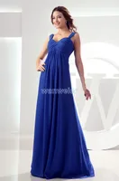 free shipping maxi long 2016 chiffon modest royal blue pregnant women maternity dresses sexy davids bridal bridesmaid dresses