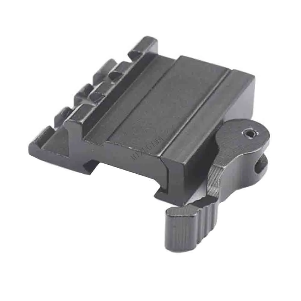 MIZUGIWA Тактический двойной рельс 45 градусов угол Пикатинни Riser Mount Quick Release уровень блокировки отсоединять красные точки