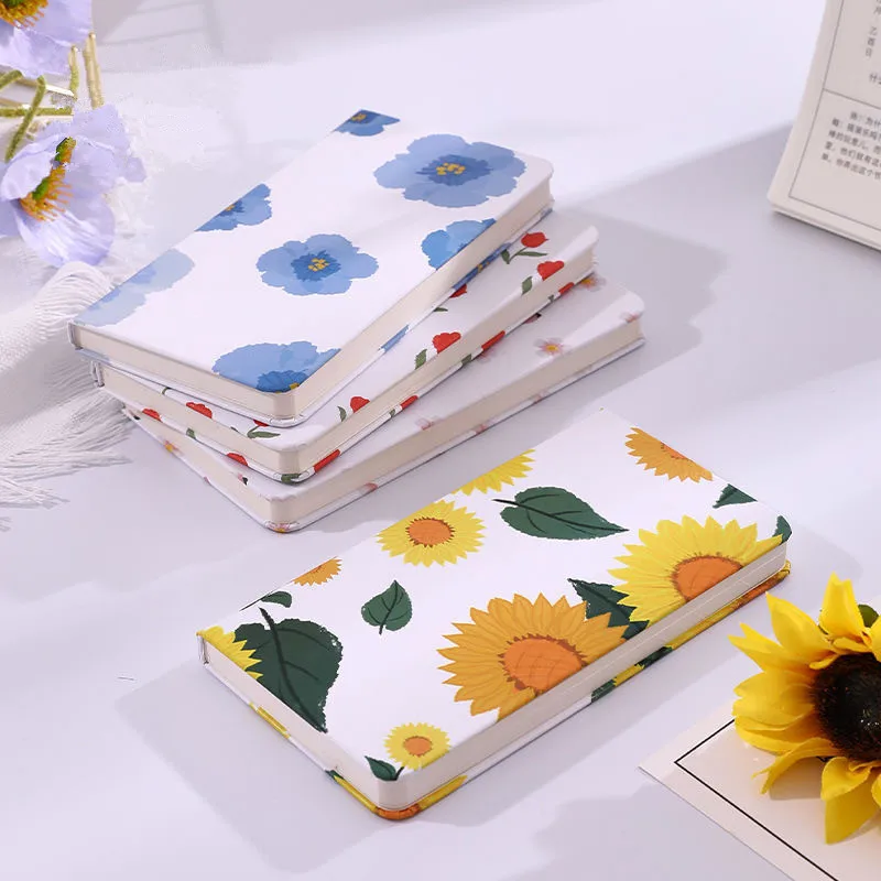 

2Pcs/Lot Pocket Notebook Daily Weekly Planners Floral Fruit Printing Cover A6 Notebook Diaries Student School Office Stationery