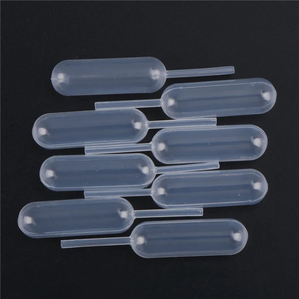 

New 100pcs 4ml Disposable Pipettes Plastic Squeeze Transfer Pipettes For Strawberry Cupcake Ice Cream Chocolate Dropper For Lab