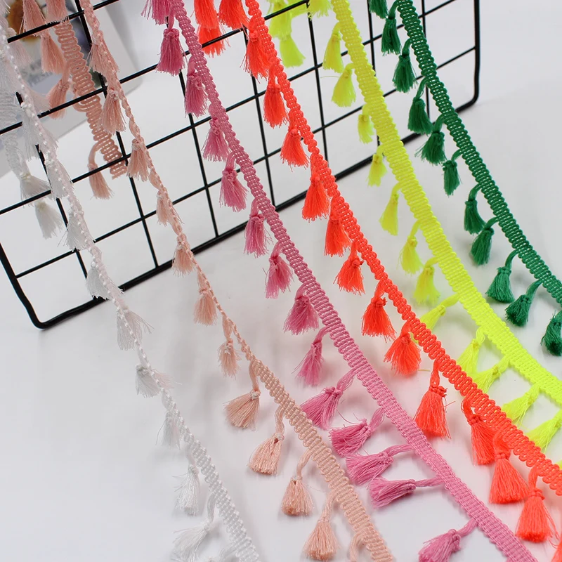 Декоративная кружевная бахрома из хлопка 2 шт