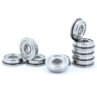 f695zz bearing abec 5 10pcs 5134 mm flanged f695z ball bearings f695 zz f6195zz