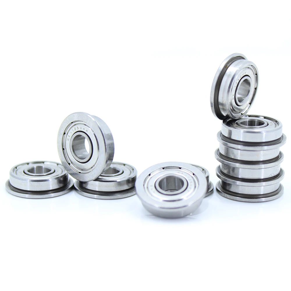 F695ZZ подшипник ABEC-5 10 шт. фланцевые шарикоподшипники 5*13*4 мм F695Z F695 ZZ F619/5ZZ |