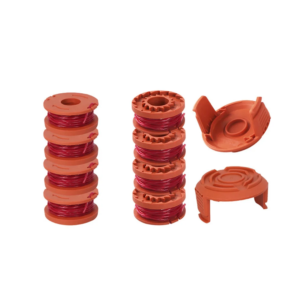 10pcs String Trimmer Spool Line Grass Cut Strimmer Nylon Lines Lawn Mower Accessories For WORX Garden Outdoor | Инструменты