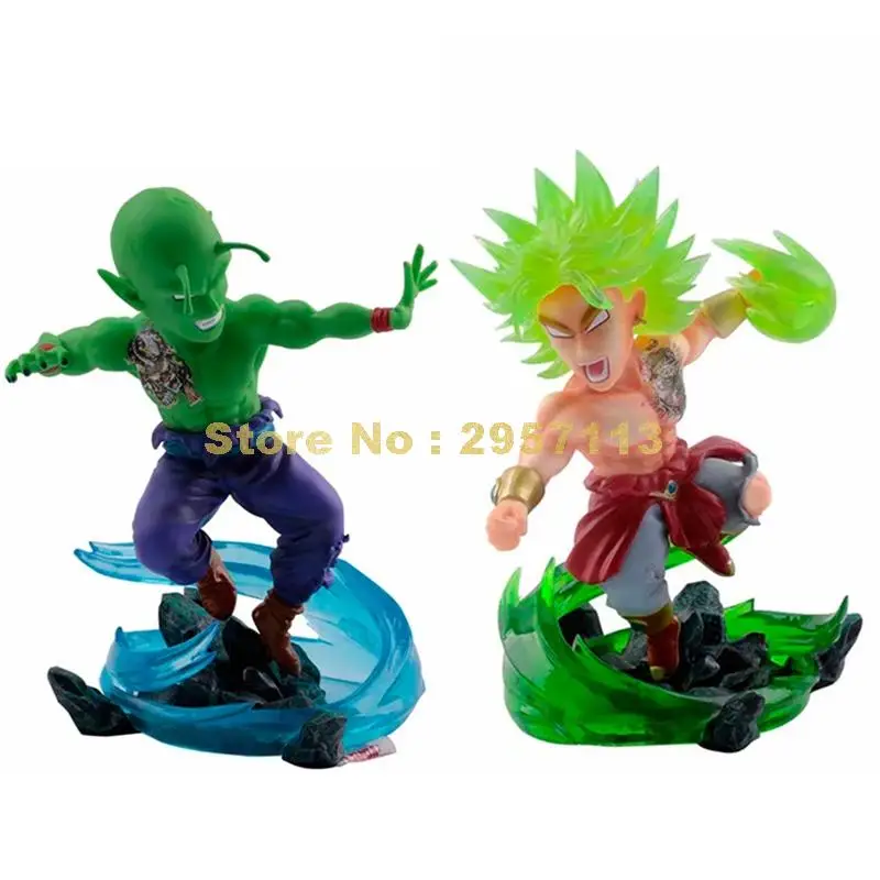 Аниме dragonball dragon ball тату broli super saiyan piccolo ПВХ Фигурки 18 см игрушка|Игровые фигурки и