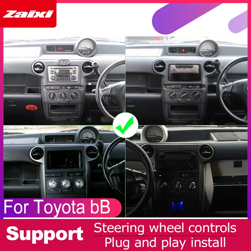 ZaiXi android автомобильный dvd gps мультимедийный плеер для Toyota bB Scion xB 2000 ~ 2005 Навигатор