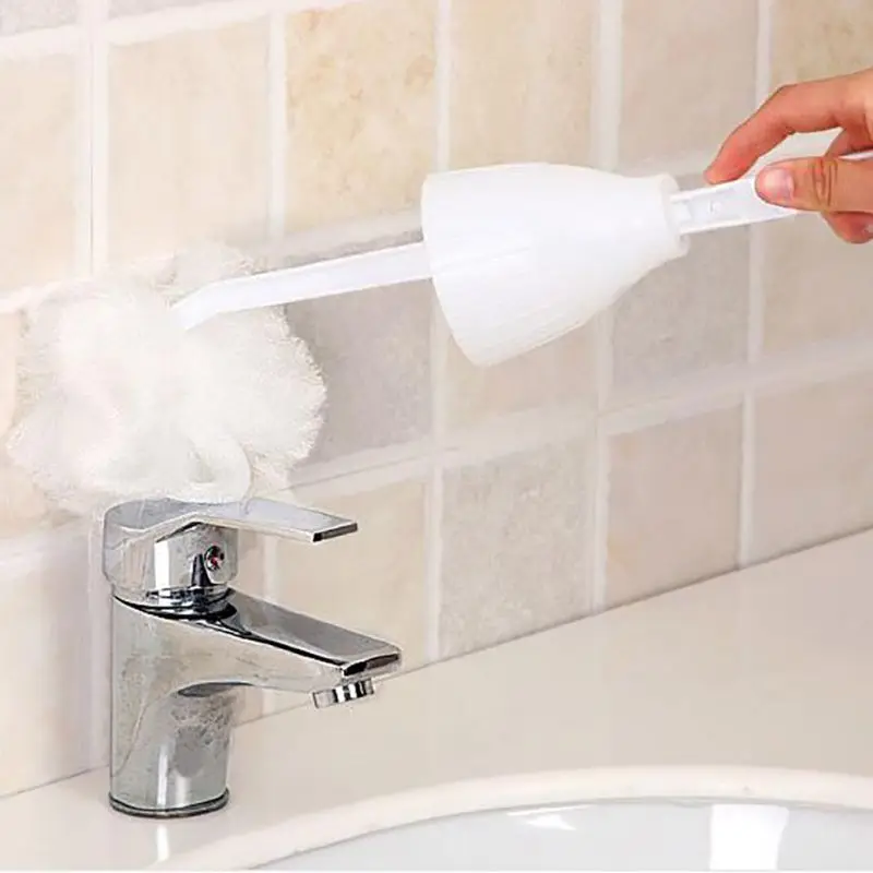 Пластиковая щетка для унитаза с длинной ручкой туалета чистки ванной комнаты