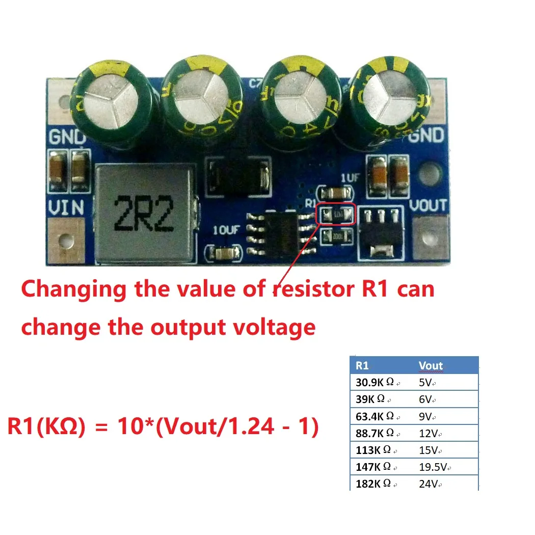 5x DD0424TA 5A повышающий DC преобразователь DC 3,7 V-18 V до 5V 6V 9V 12V 15V 19,5 V модуль
