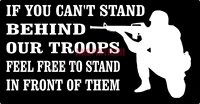 creative car stickers if you cant stand behind our troops vinyl sticker car truck window racing helmet motorcycle stickers