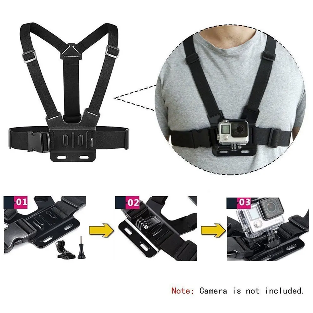 

GoPro Accessories Camera Chest Strap Compatible With All Gopro Hero Cameras GoPro Action Camera Adjustable Mount Harness Strap