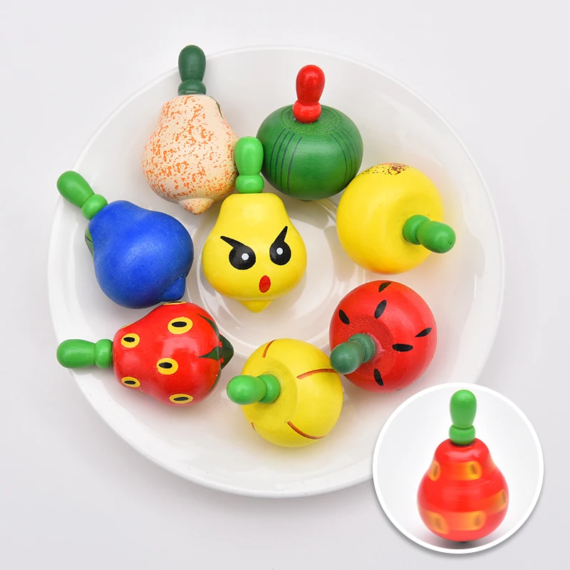

Wooden cute cartoon small gyro creative child male nostalgic birthday gift