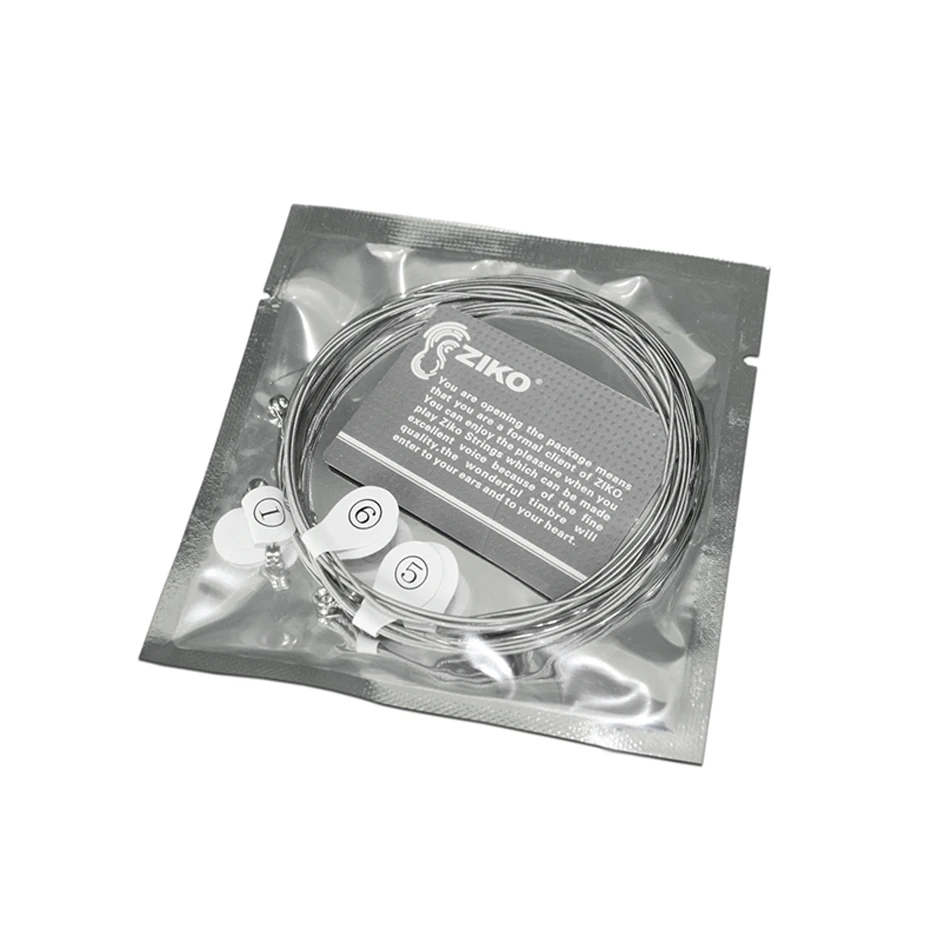 ziko dn serie elektrische gitarre saiten extra licht 009 042 und 010 046 zoll nickel wunde hexangon legierung core free global shipping