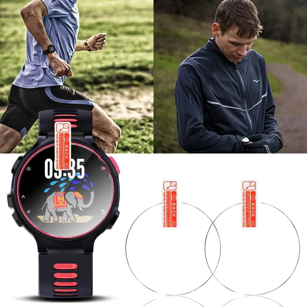 3 шт./лот защитная пленка из закаленного стекла для Garmin Forerunner 225 235 620 735XT 630 Vivoactive HR
