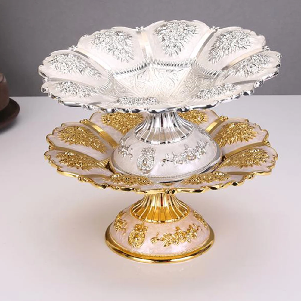 

Home Fruit Plate Fashion Living Room Exquisite Zinc Alloy Nordic Style