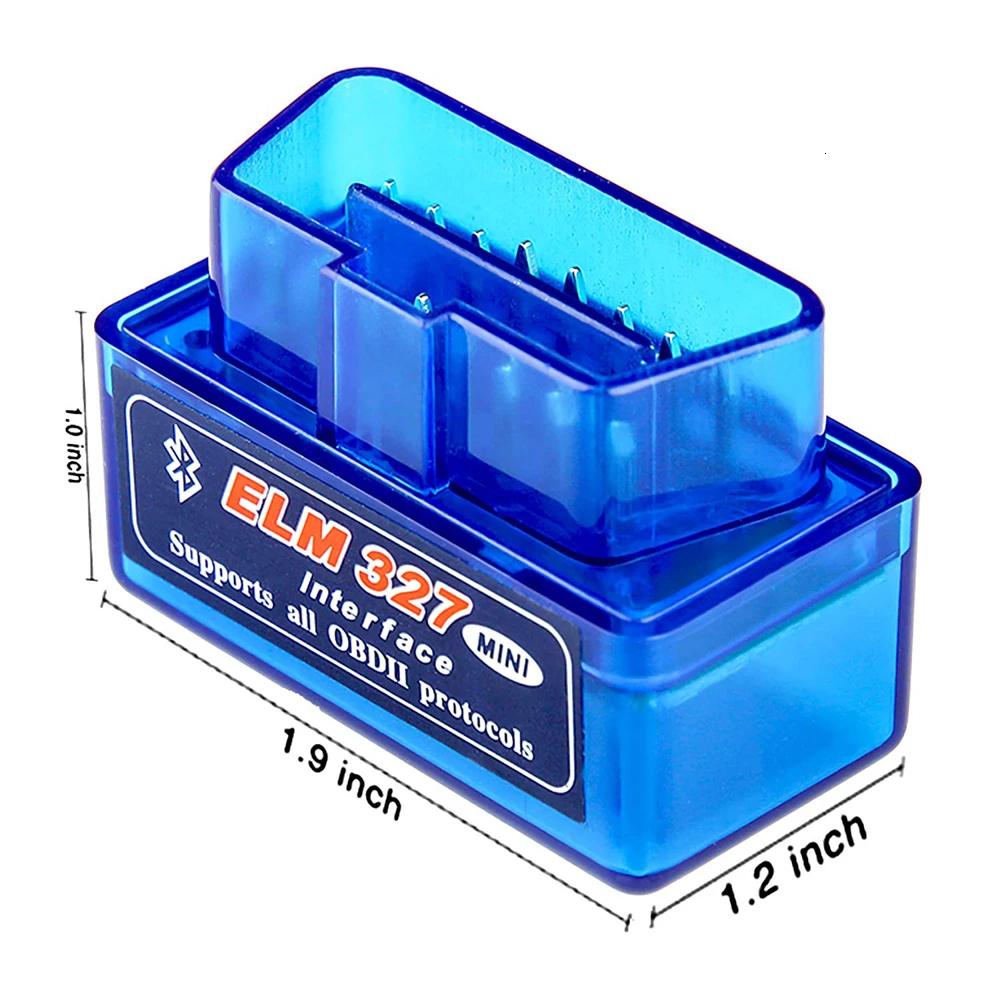 2019 Мини ELM327 Bluetooth V2.1 V1.5 OBD2 автомобильный диагностический инструмент для