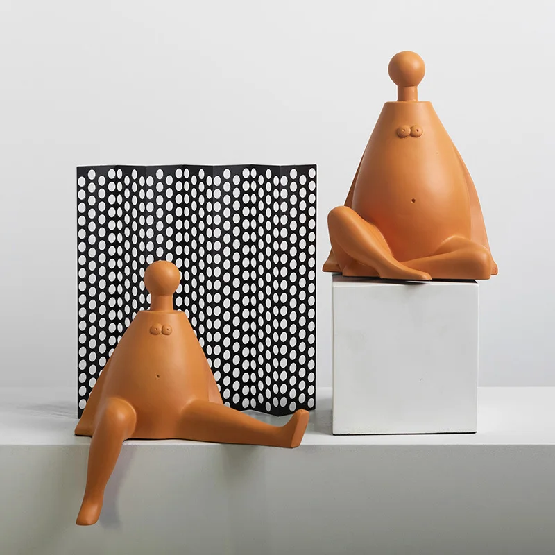 Абстрактная женская бюст скульптура ручной работы из смолы вожделение персонаж