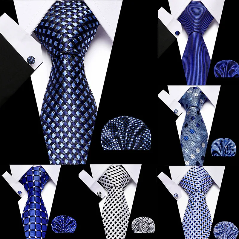 Мужской галстук 100% шелк классический жаккардовый очень длинный 7 5 см Hanky запонки