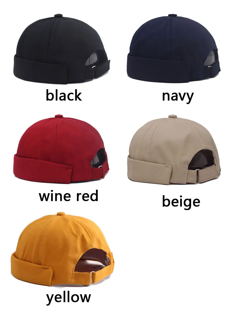 Бейсболка без козырька для мужчин и женщин однотонная шапка с принтом черепа |