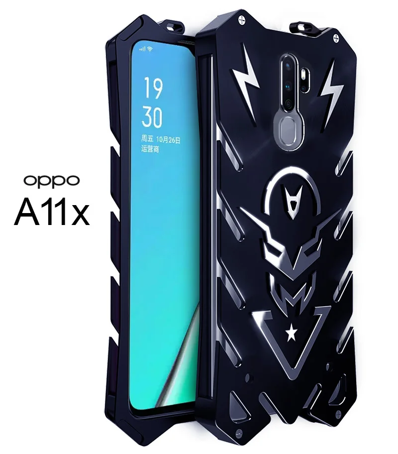 Oppo Realme X2 Q Zimon Luxury Thor Heavy Duty Armor Metal Bumper Aluminum Phone Case For OPPO Reno2 A11X Shockproof Shell | Мобильные