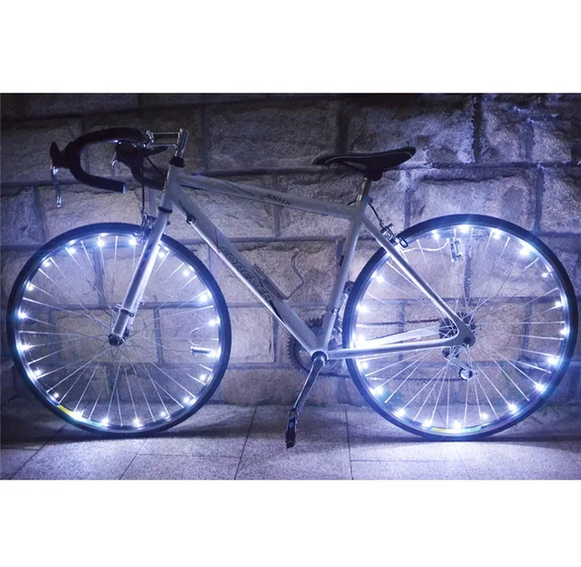 

20Led Bike Light Steel Mountain Night Riding String Wheel Lights Cool Bike accessories PC Material