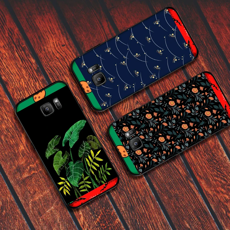 Mobile Phone Cases for Samsung A5 3 6 7 8 9 10 A10 A20 30 40 50 60 70 M40 Soft Silicone Cover daisy | Мобильные телефоны и