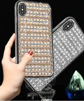 sumkeymi luxury glitter rhinestone plating tpu cover for iphone 7 8 plus x xr xs 11 12 pro 13 pro max crystal bling diamond case