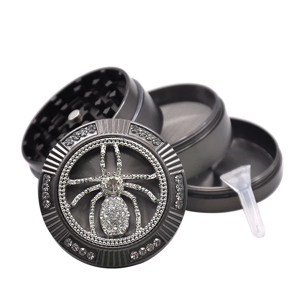 Металлический паук стильный Точильщик 50 мм 4 шт с ловцом пыльцы прочный цинковый