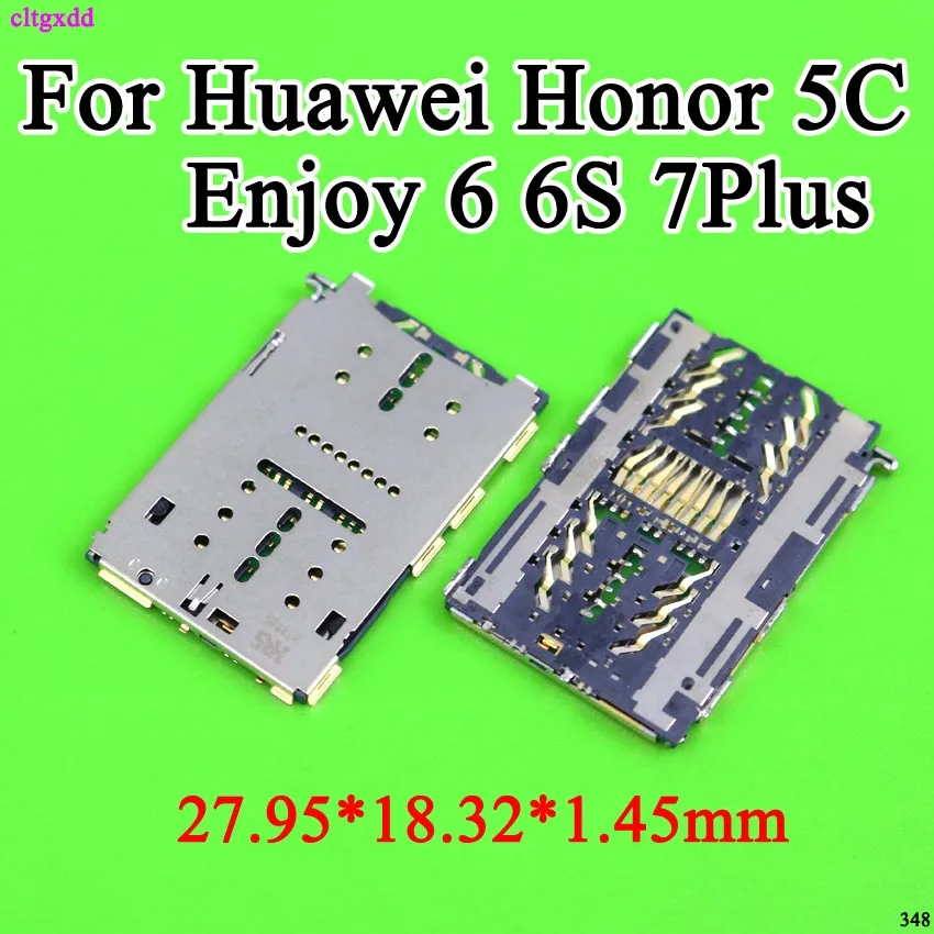 Разъем для считывателя sim карт разъем Huawei Honor enjoy 6 6S 7plus play 5C мобильный телефон