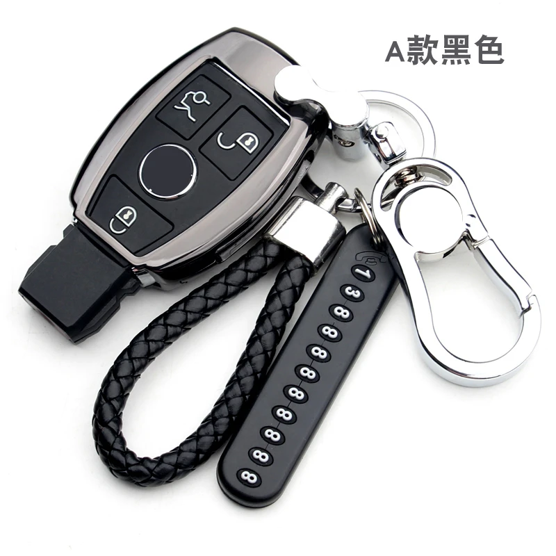 

Car key cover keychain case for Mercedes benz CLS CLA GL R SLK AMG A B C S class Remote holder accessories