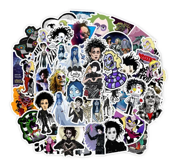 50 шт. стикеры Тим Бёртон классический фильм Эдвард ножницы Граффити стикер для