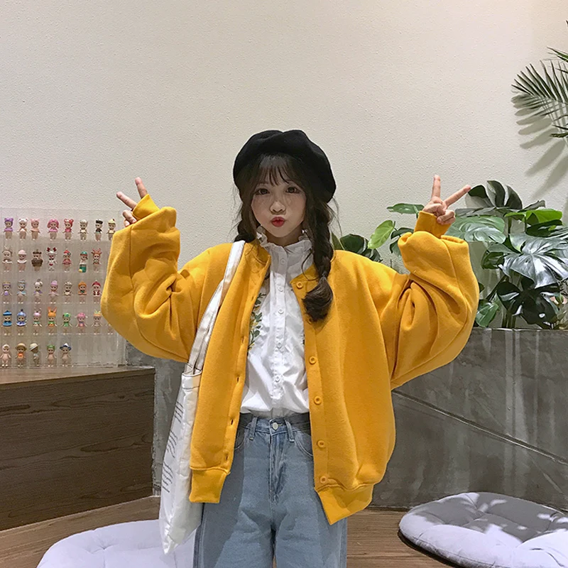 Женская куртка бомбер свободного покроя на осень/зиму|Женские куртки| |