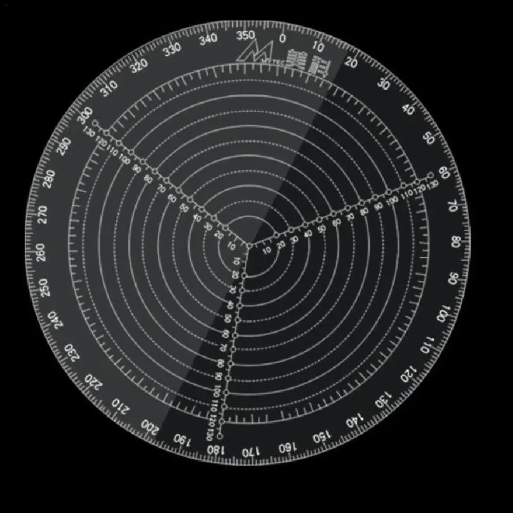 Круглый центровый Компас для поиска акриловый прозрачный видоискатель токарных