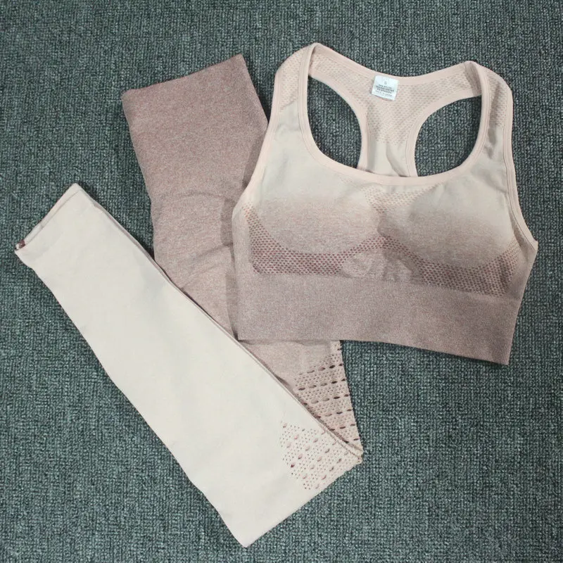 Комплект из 2 предметов с эффектом омбре комплект для тренировок Женский