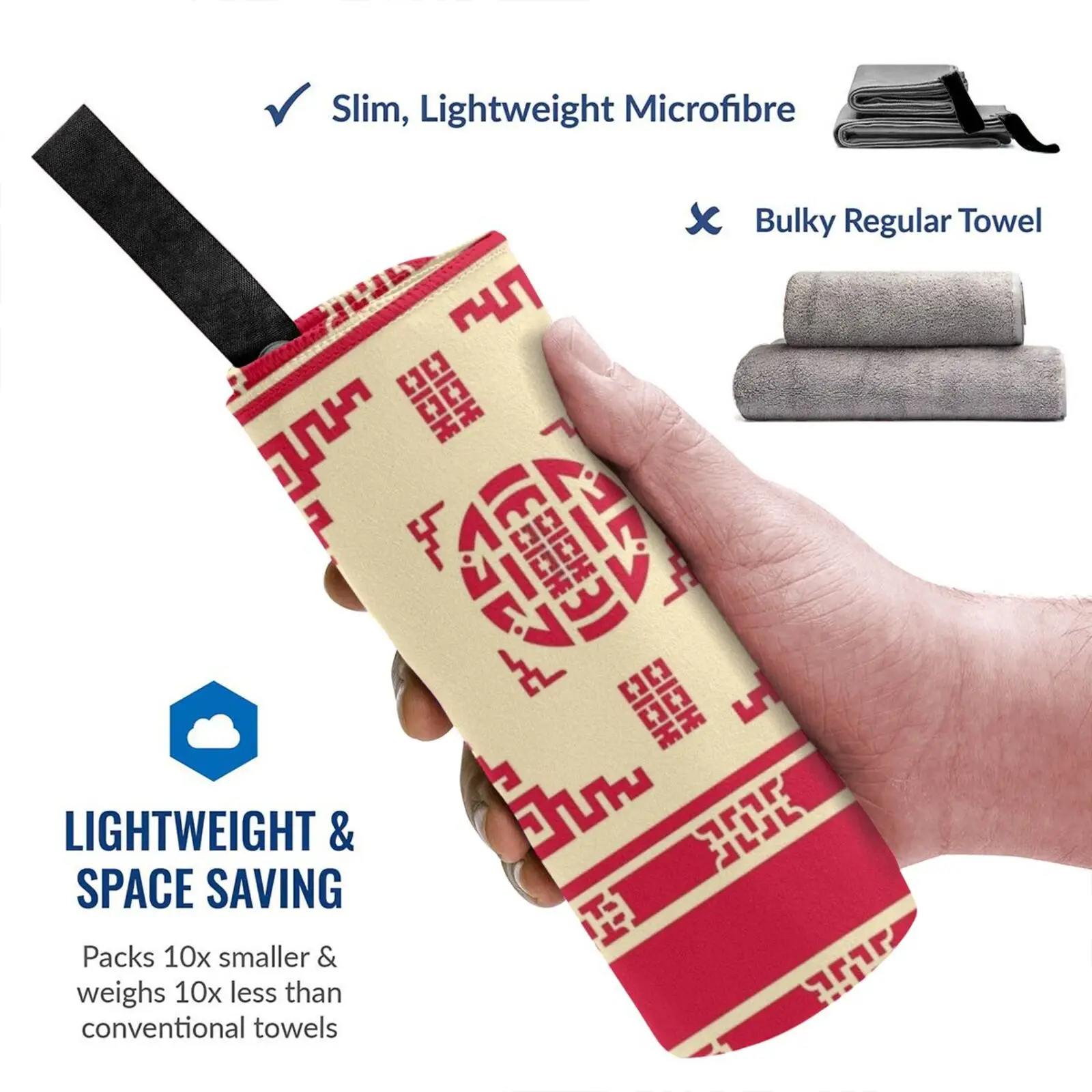 Вьетнамский коврик с узором быстросохнущее полотенце портативные чехлы