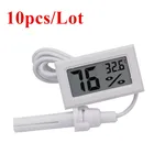 10 шт.лот миниатюрный комнатный удобный термометр с цифровым ЖК-дисплеем, измеритель влажности, термометр, гигрометр, термостат, Скидка 40%