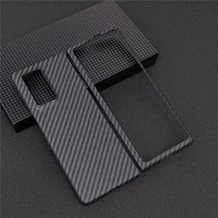 pure carbon fiber phone cover for samsung galaxy z fold 2 carbon fiber case z fold 2 5g sm f916b sm f916n hard cover case