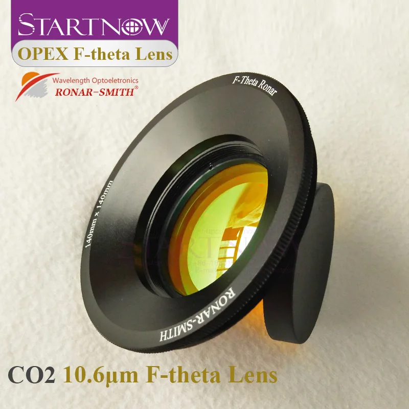 10.6um F-theta сканирующая линза 10600nm 35x35-300x300mm F100-400mm ZnSe резьба M85mm CO2 Лазерная полевая линза для CO2 лазерная маркировочная машина