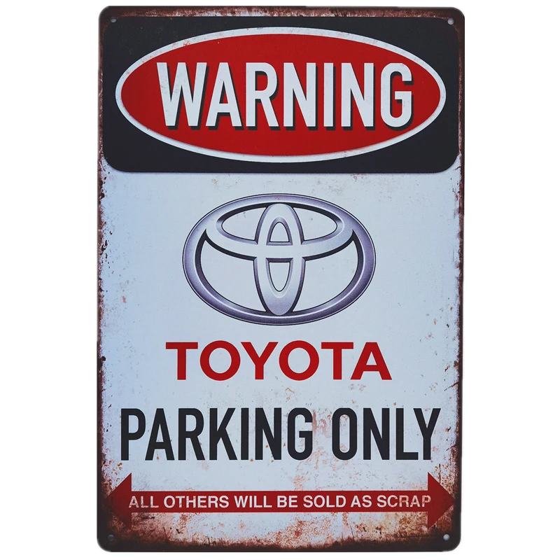 

Vintage Metal Tin Signs Car Brand Parking Fiat Jeep Mini Decoration for Wall Sticker Retro Fashion Garage Decor Plate 20x30cm