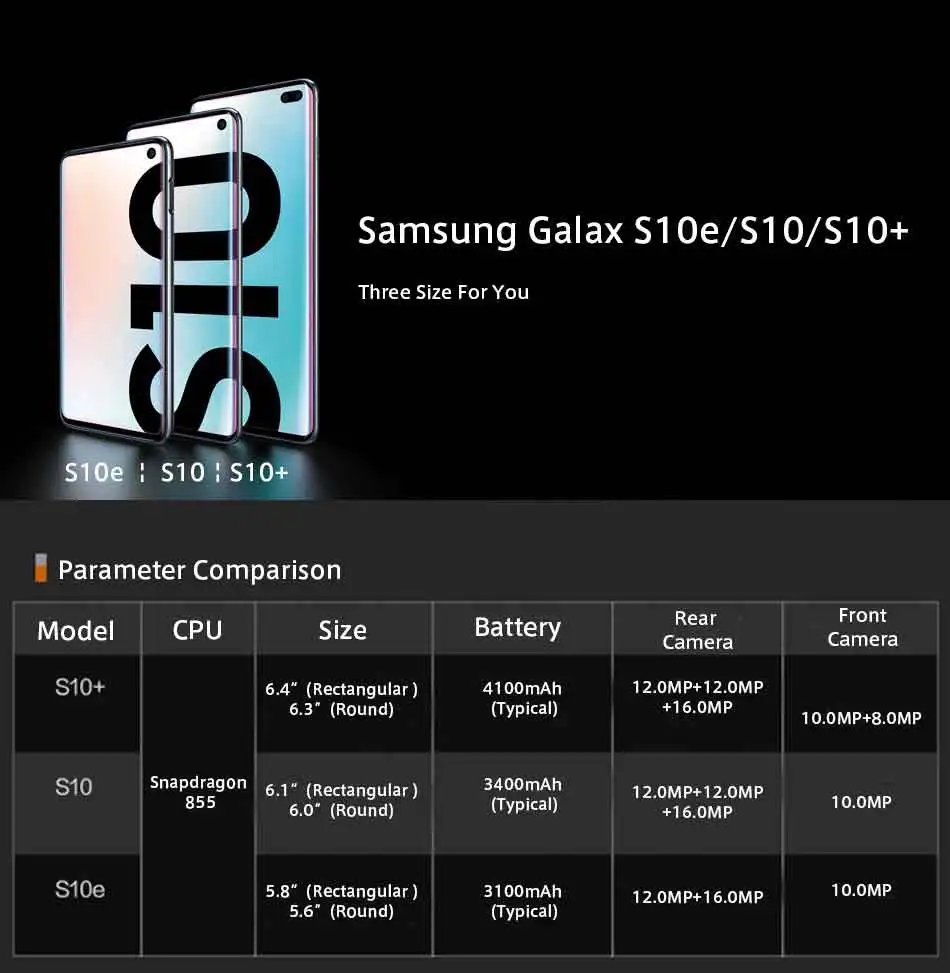 Verizon версия samsung Galaxy S10 G973U 8 ГБ 128 Гб мобильный телефон Snapdragon 855 6," 4 камеры Android 9 4G LTE телефон