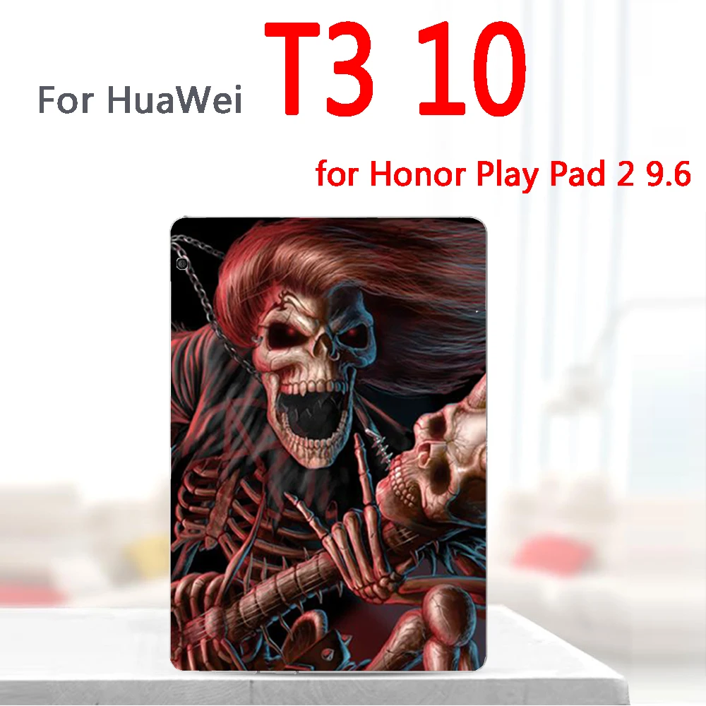 Роспись Tablet крышка для huawei Mediapad Медиа Pad T3 10 8 7 3g 7g3 AGS-W09 L09 KOB-L09 W09 для игровой площадки 2 9,6 8 силиконовый чехол - Цвет: T3-10 -ku lou tou