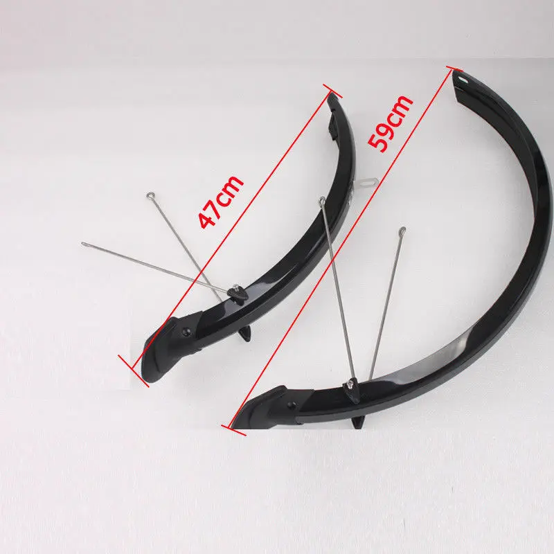 Комплект велосипедных крыльев 20 дюймов легкий передний/задний складной