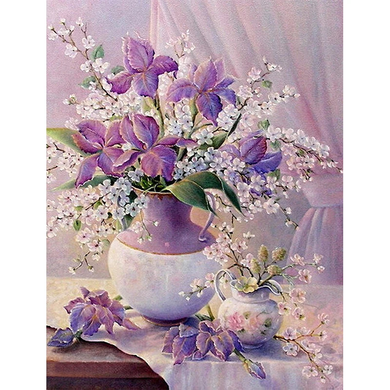 

SHAYI DIY 5D Diamond Painting Fashion Flower Landscape Mosaic Embroidery Cross Stitch Full Square/Round Drill Home Decor Picture