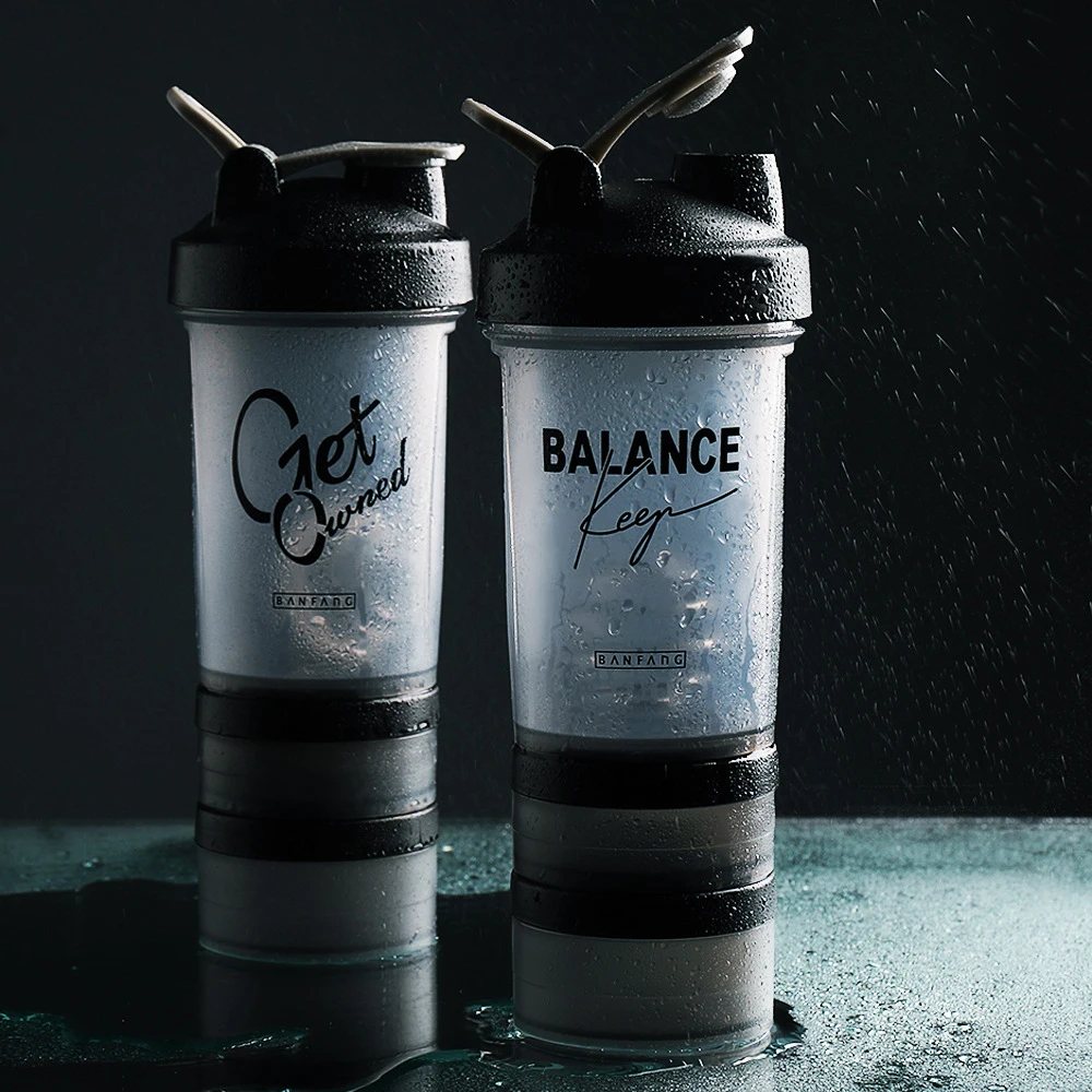 

Outdoor Water Bottle Leak-Proof Portable Anti-Fall Fitness Sports Bottle Portable Plastic Anti-Fall Large-Capacity Fitness Cup