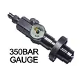 पीसीपी एयरगन पेंटबॉल एक्सेसरीज, 5000psi / 350bar / 6000psi गेज HPA और स्कूबा एयर फिल स्टेशन एडेप्टर