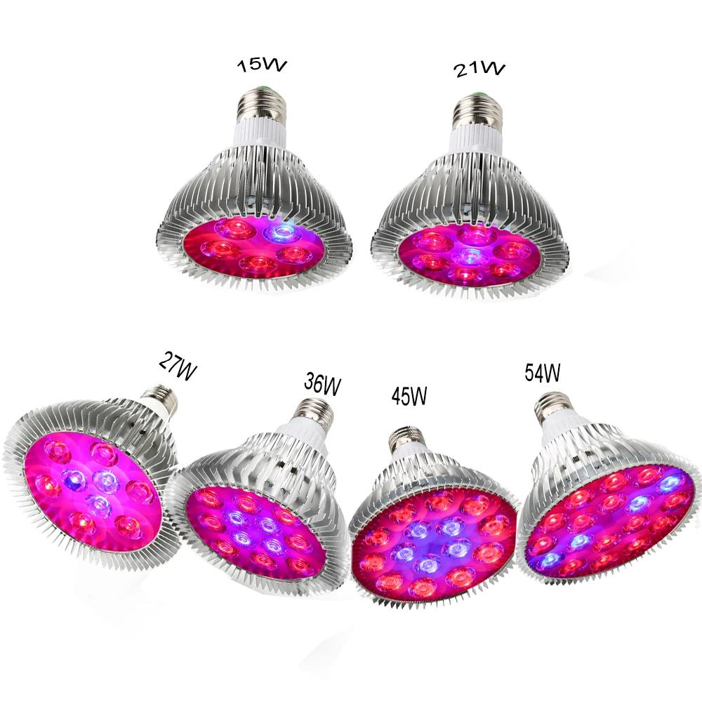 

E27 Phyto Lamp 15W 21W 27W 36W 45W 54W PAR30 PAR38 Red Blue Indoor Lighting