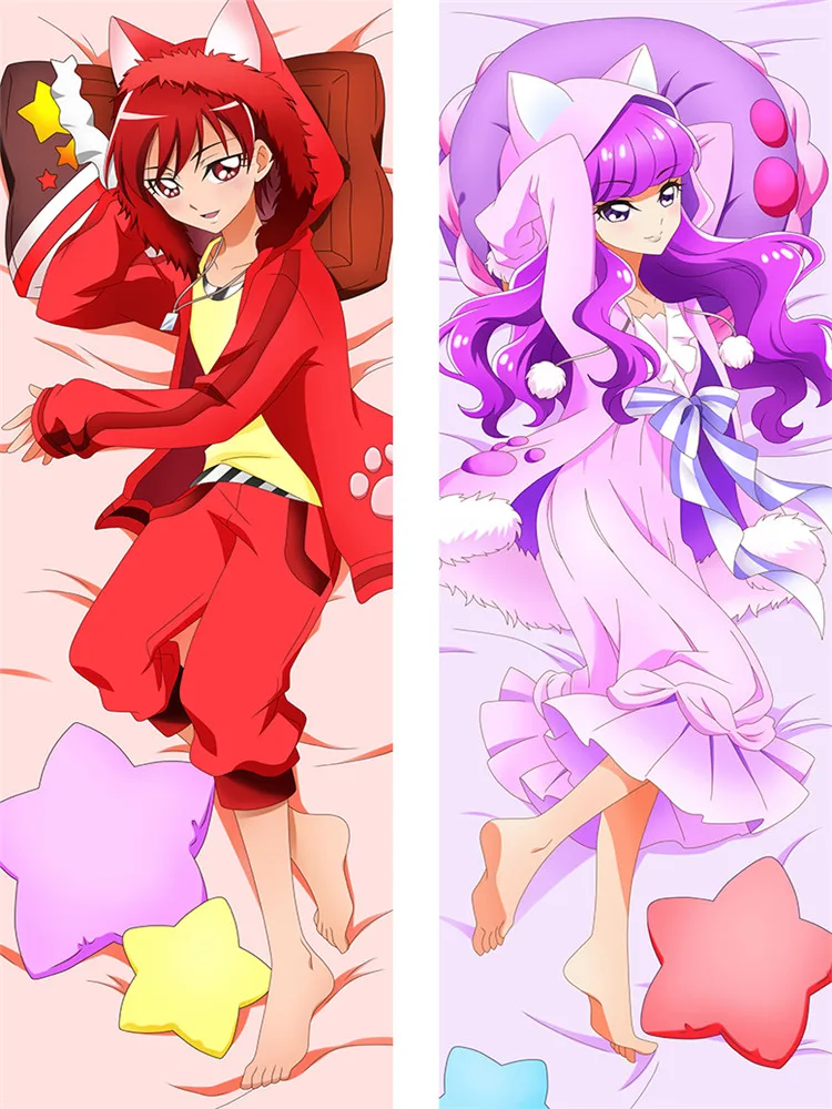 2018-July update Аниме Pretty Cure Precure иероглифы обнимающие подушки наволочка Dakimakura