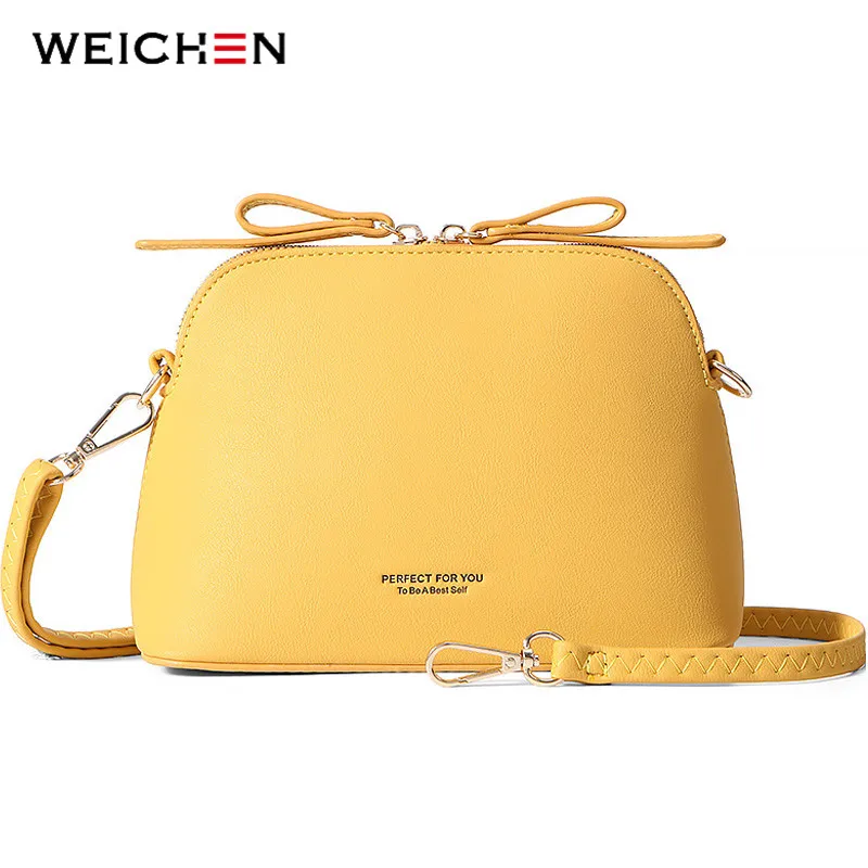 WEICHEN/модные сумки на плечо для женщин Мягкая кожа с сенсорным покрытием Женская