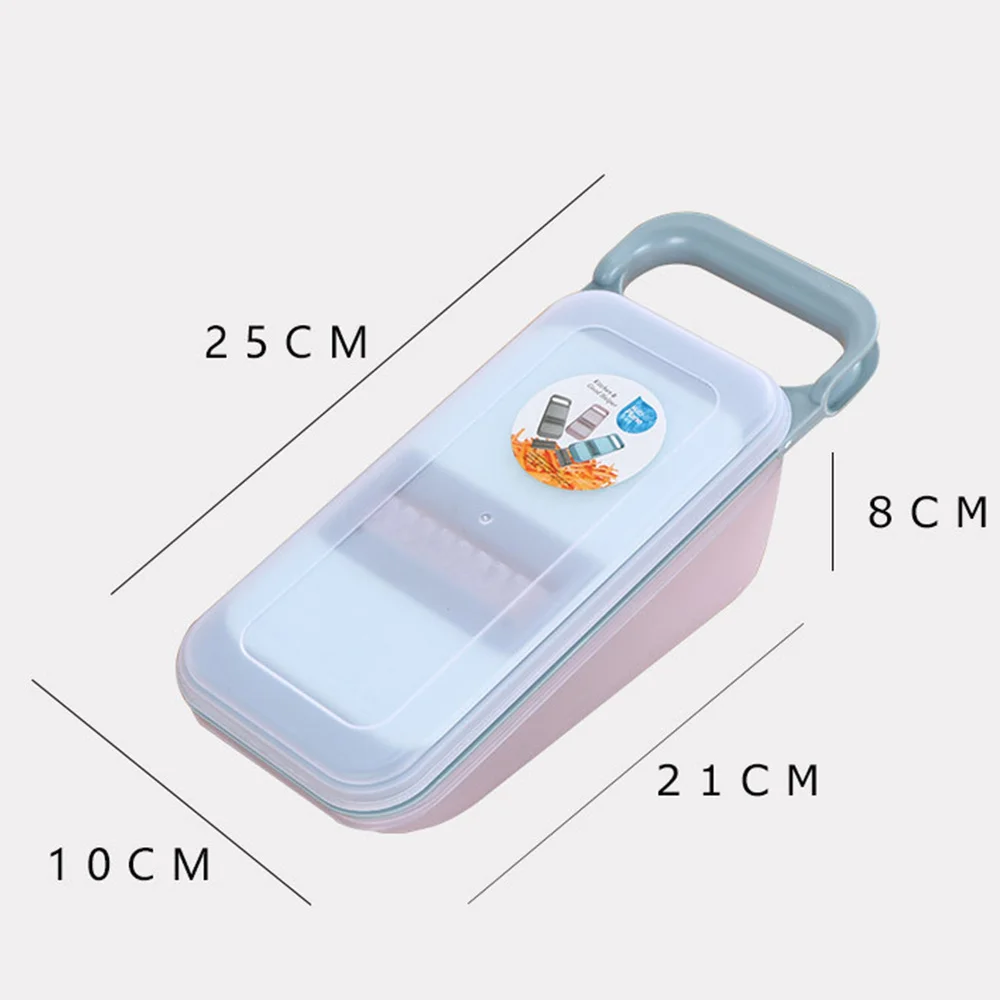 

1 Set Multifunctional Vegetable Potato Slicer Practical Grater Carrot Cutter Shredder Kitchen Tool (Random Color)