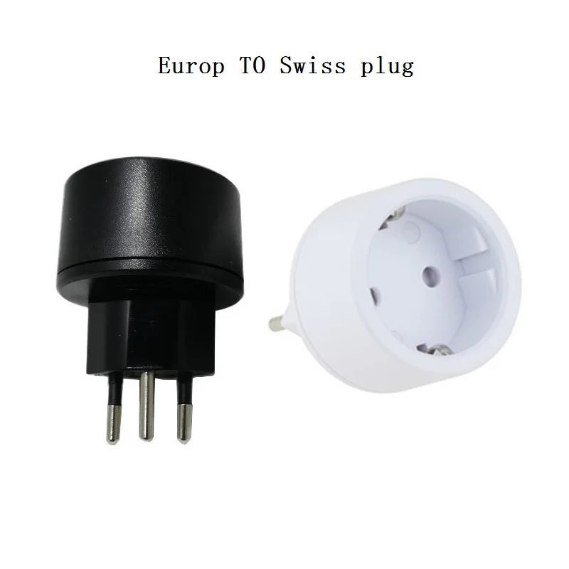 Швейцарские вилки европейская розетка адаптер швейцарский Европейский дорожный